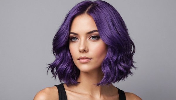 Cheveux violet : osez la couleur qui fait sensation!